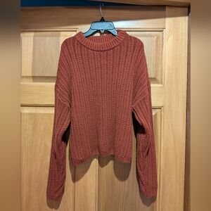 Universal Thread Rust Cowl Neck Sweater